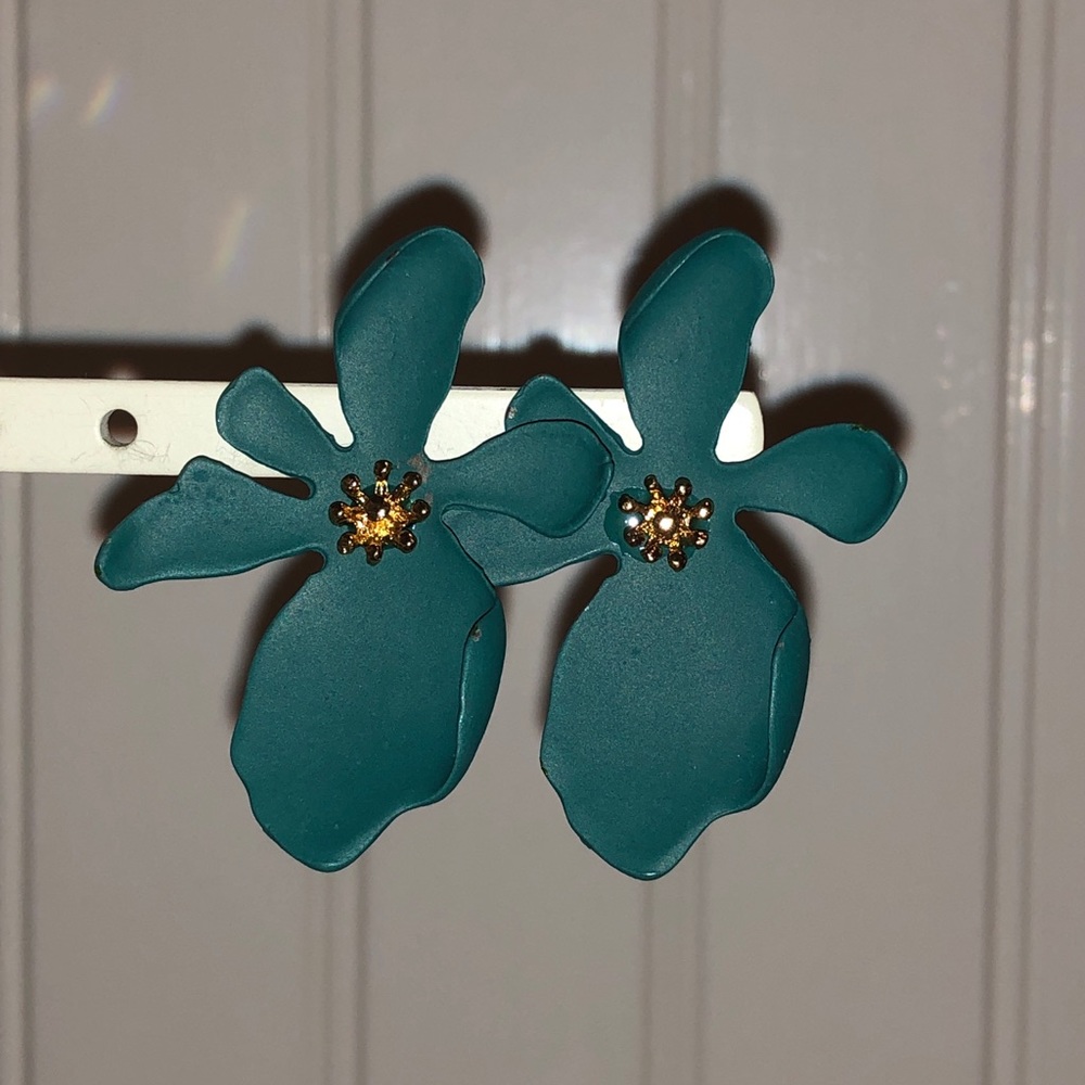 💙flower earrings